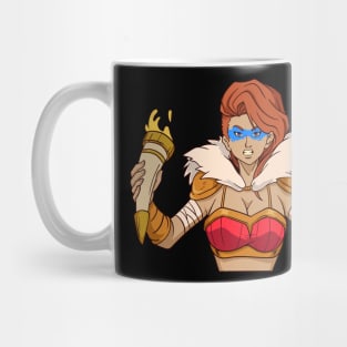 Shield maiden with tink horns Mug